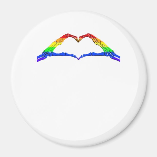 Knochenhandschuhe Magnet (Vorne)