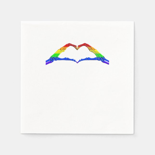 Knochenhandschuhe Serviette (Vorderseite)