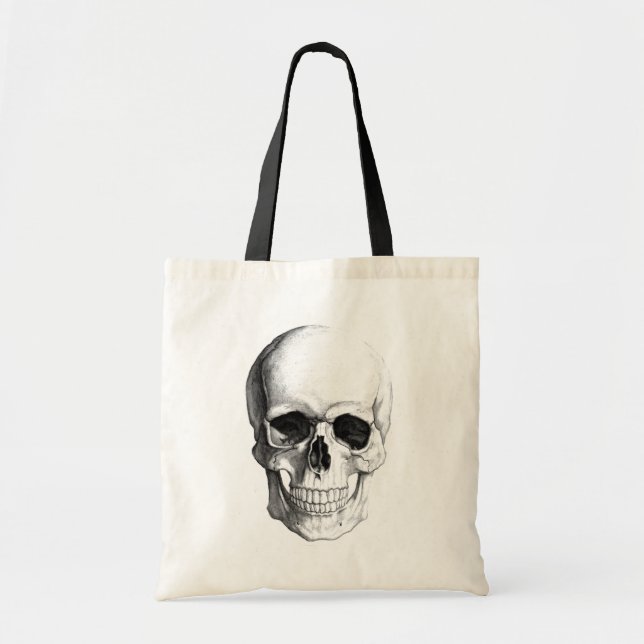 Knochenkopf Mini-Tasche Tragetasche (Vorne)