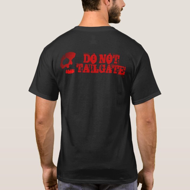 Knochenkopf Nicht abziehen T-Shirt (Rückseite)