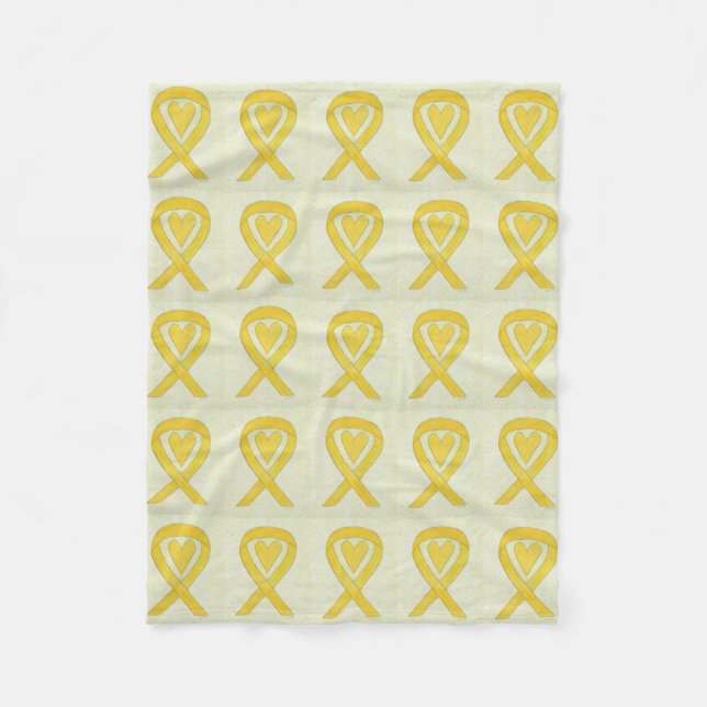 Knochenkrebs Bewusstsein Band Fleece Chemo Blanket (Vorderseite)
