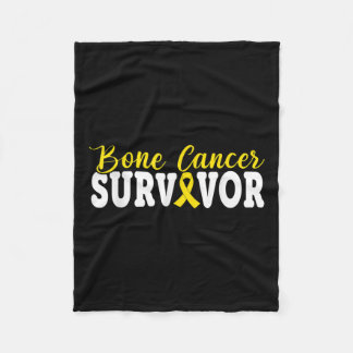 Knochenkrebsüberleben Gelbe Rebbon Sarcoma Krebs Fleecedecke