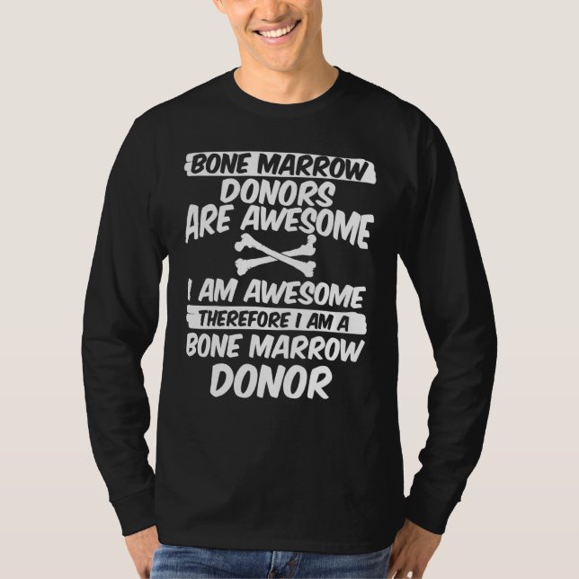 Knochenmark-Donor-Apparel - Geberdesign T-Shirt (Vorderseite)