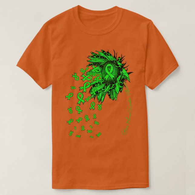 Knochenmark Spende Bewusstsein Sonnenblumen Band f T-Shirt (Design vorne)