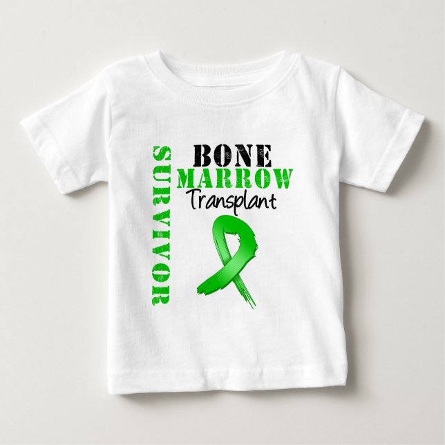 Knochenmark-Transplantations-Überlebend-Band Baby T-shirt (Vorderseite)