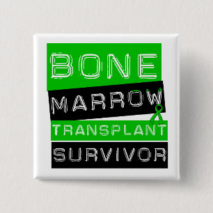 Knochenmark-Transplantations-Überlebend-Geschenke Button