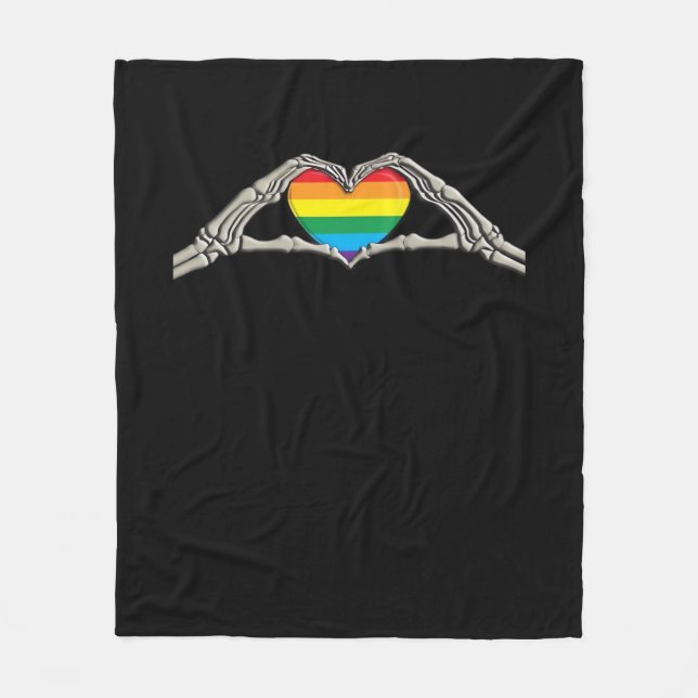 Knochenschmerzen Aktive Herzfunktion Fleecedecke (Vorderseite)