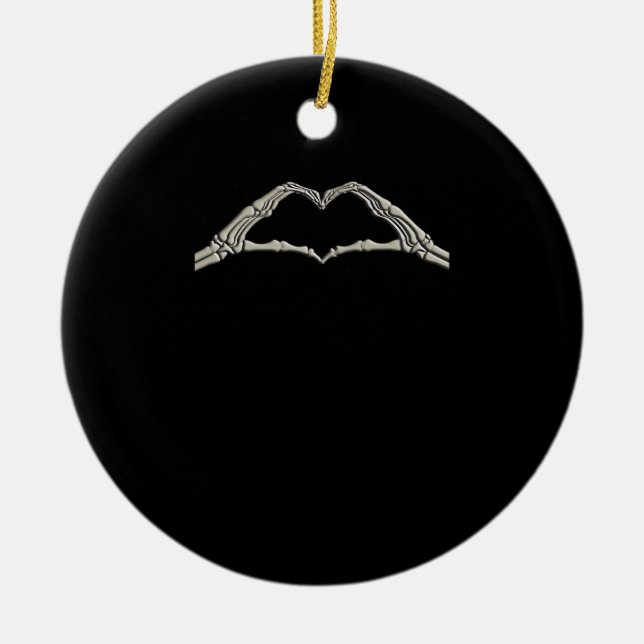 Knochenschmerzen Aktive Herzfunktion Keramik Ornament (Vorne)