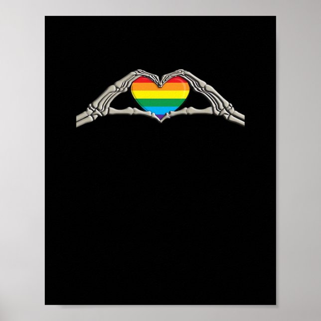 Knochenschmerzen Aktive Herzfunktion Poster (Vorne)