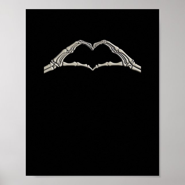 Knochenschmerzen Aktive Herzfunktion Poster (Vorne)
