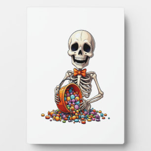 Knochenzuckerschale Halloween Fotoplatte