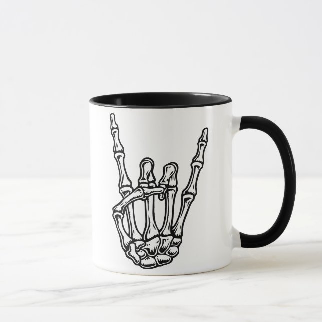 Knöcherne Felsen-Hand Tasse (Rechts)