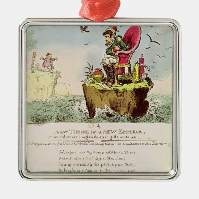 Knöcherner Elba-Stuhl, veröffentlicht von S. Silbernes Ornament (Vorne)