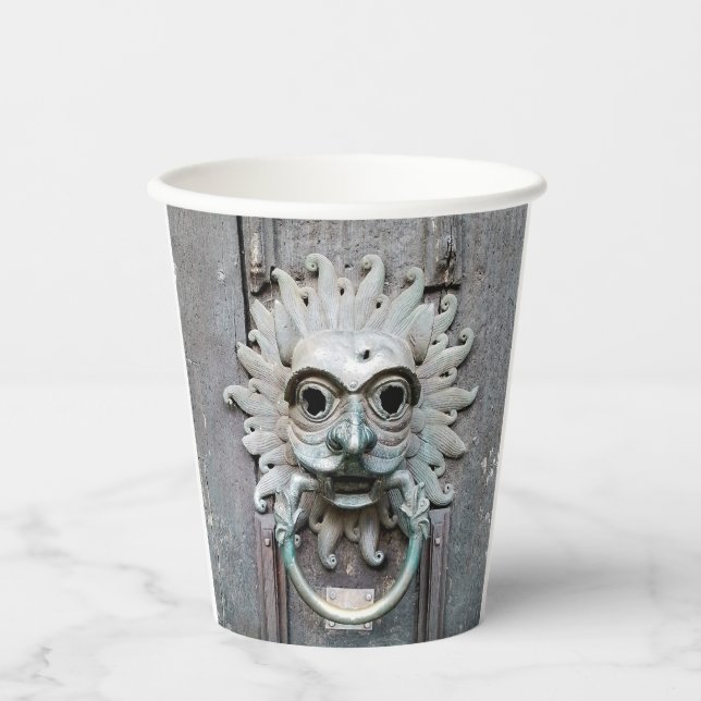 Knock-Klopfen Pappbecher (Vorderseite)