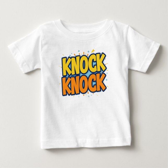 Knock knock  baby t-shirt (Vorderseite)