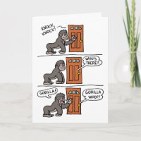 Knock Knock Gorilla Sie selbst ein Steak Geburtsta