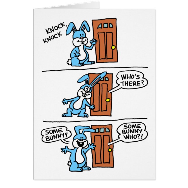 Knock Knock Irgendein sonniger 1. Geburtstag (Vorne)