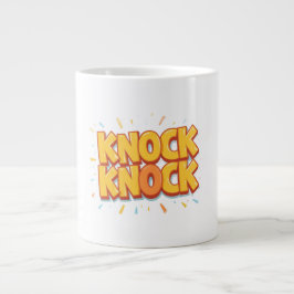 Knock knock Jumbo-Tasse