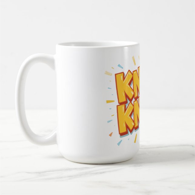 Knock knock  kaffeetasse (Links)
