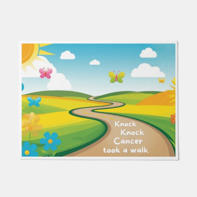 Knock, Knock Künstlerisch Doormat Fußmatte (Vorderseite)