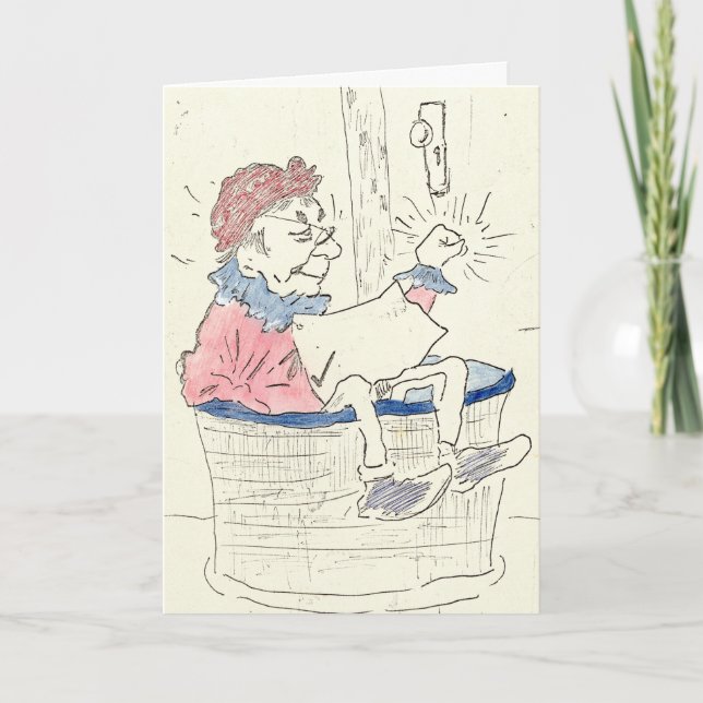 Knock Knock Obama Healthcare Birthday card Karte (Vorderseite)