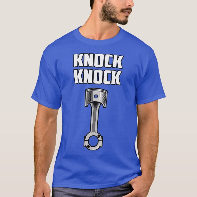 KNOCK KNOCK Pistole für Männer T-Shirt (Vorderseite)
