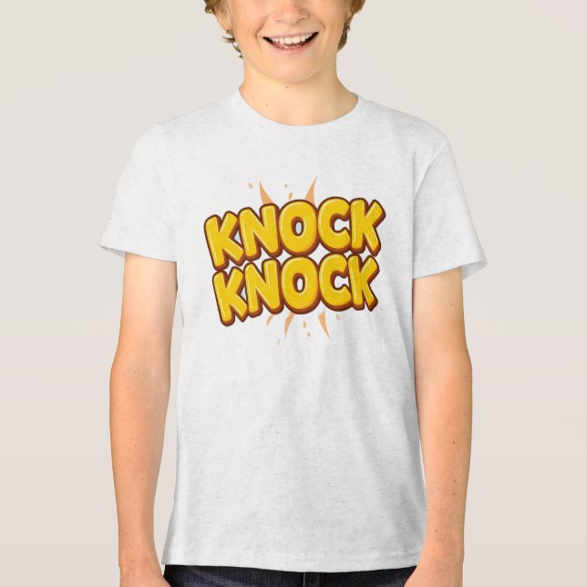 Knock knock Tri-Blend shirt (Vorderseite)