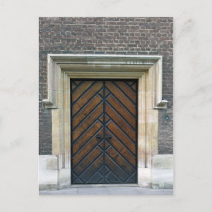 Knock Knock ... Wessen dort? London Postcard Postkarte