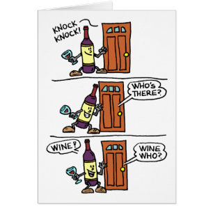 Knock Knock Wine Feiern nicht Muttertag