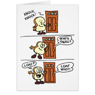 Knock Loaf Sie Brot Jubiläumsgrüße