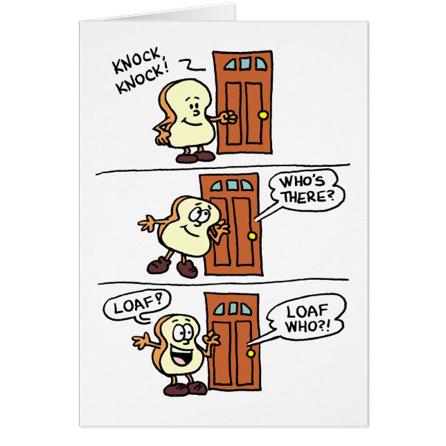 Knock Loaf Sie Brot Jubiläumsgrüße (Vorne)