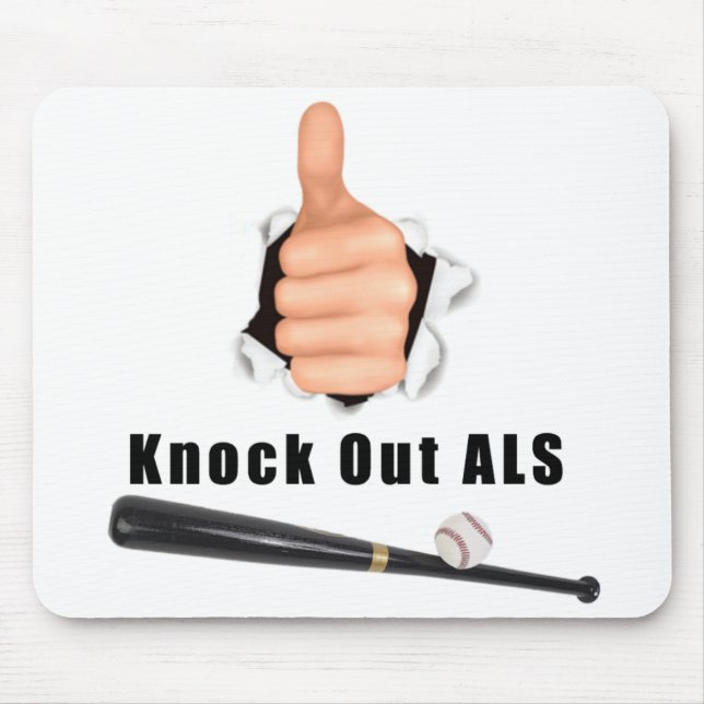 Knock Out ALS Mousepad (Vorne)