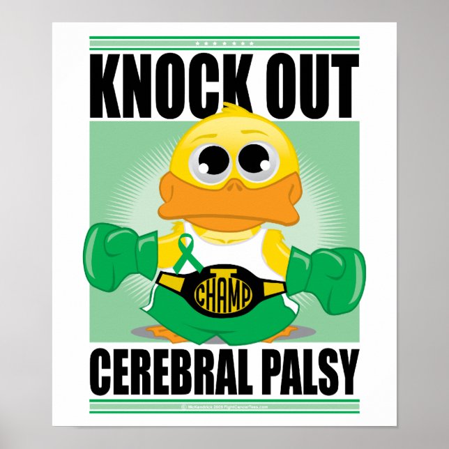 Knock Out Cerebral Palsy Poster (Vorne)