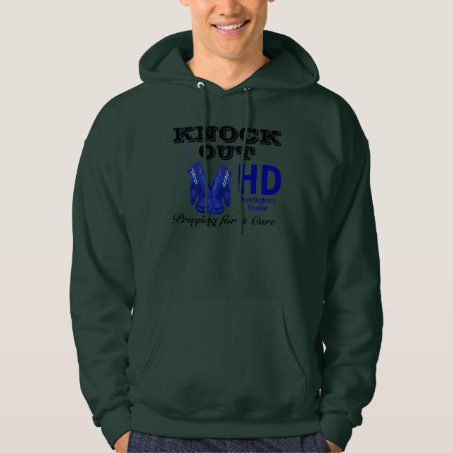 Knock Out Huntington's Disease HD Awareness Hoodie (Vorderseite)