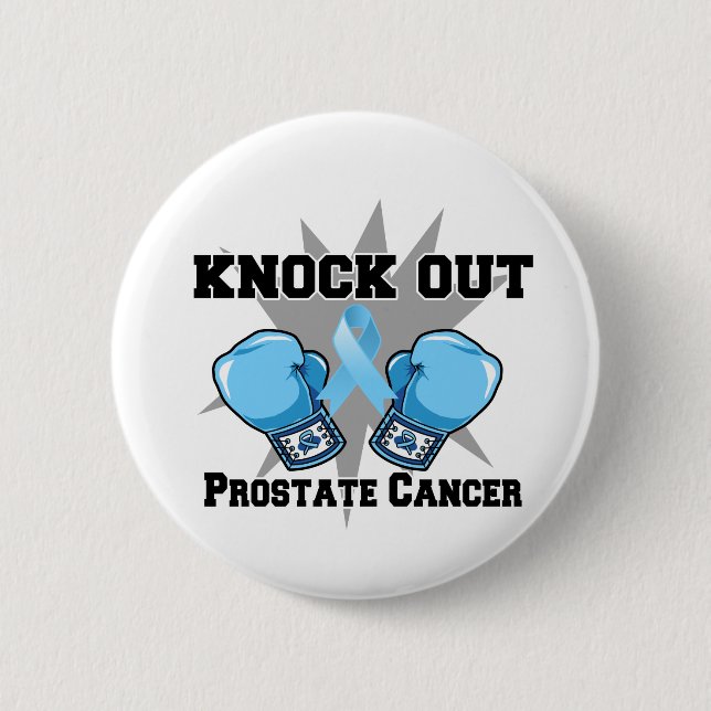 Knock Out Prostata Cancer Button (Vorderseite)