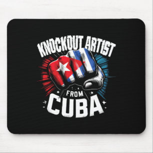 Knockout Artist aus Kuba Boxstolz Mousepad