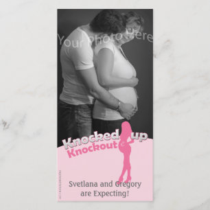 Knockout Baby Shower Mama-to-be Ankündigung