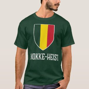 Knokke-Heist, Belgien - Belgisches Belgique-Shirt T-Shirt