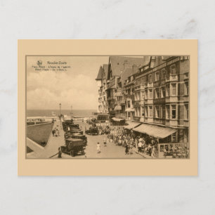 Knokke Zoute Belgien 1920er Jahre Aperitifstunde Postkarte