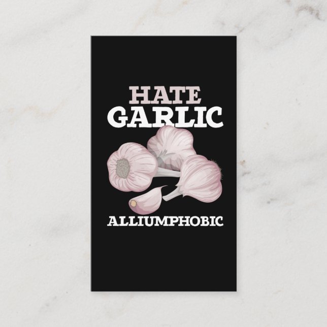 Knolic Haters Alliumphobic Alliumphobes Visitenkarte (Vorderseite)