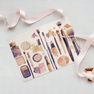 Knolling Makeup Postkarte