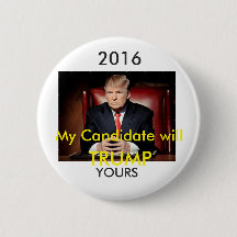 Knopf 2016 Donald Trump Pinback