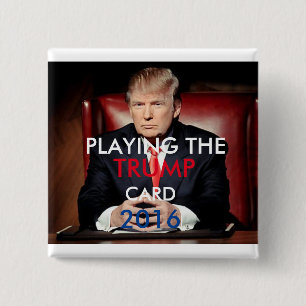 Knopf 2016 Donald Trump Pinback (Quadrat) Button