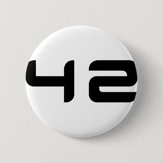 Knopf 42 button (Vorderseite)