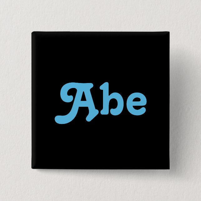Knopf Abe Button (Vorderseite)