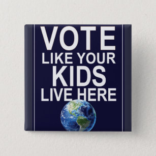 Knopf - Abstimmung wie Ihre Kinder leben hier Button