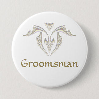 Knopf-Abzeichen - Trauzeuge Button
