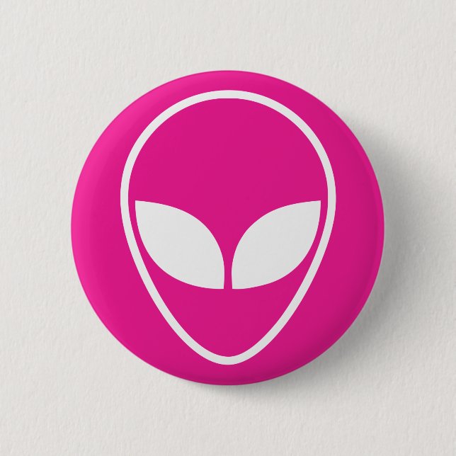 Knopf Alien Button, Geek Button (Vorderseite)