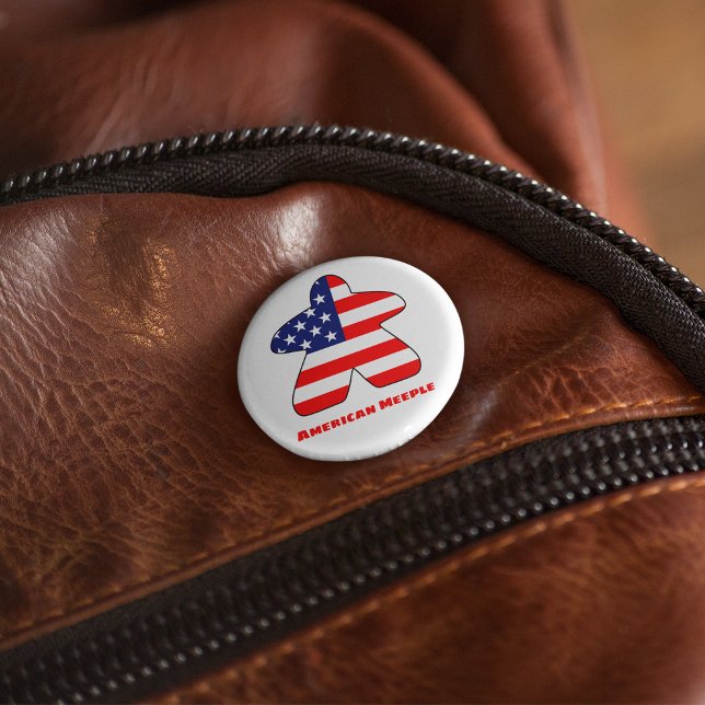 Knopf "American Meeple" Button (Von Creator hochgeladen)