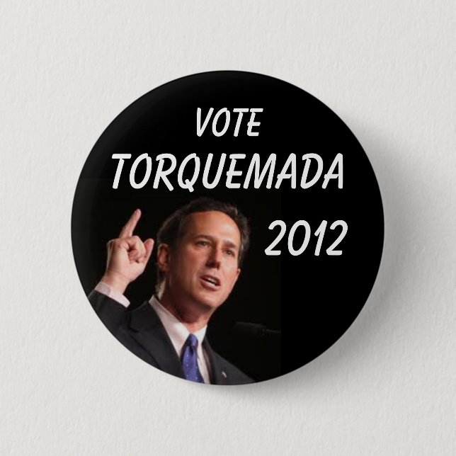 Knopf Anti-Rick Santorum Button (Vorderseite)